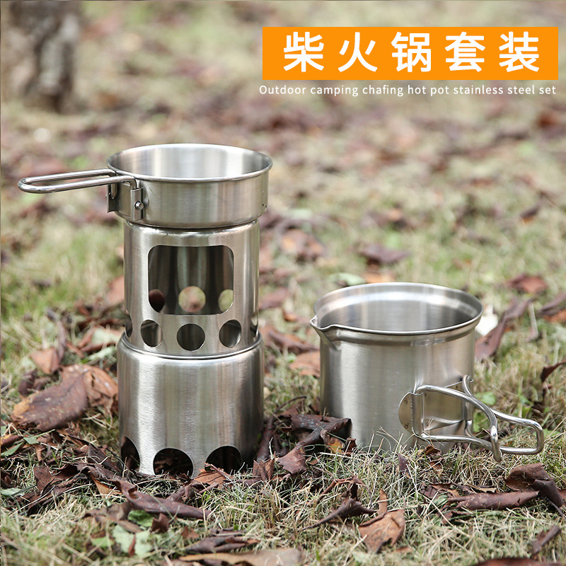 Camping Cooking Options - Popular Camping Steel Wood Stove Cooking
