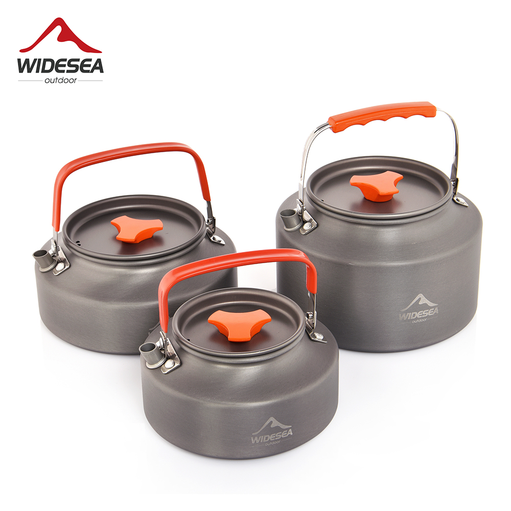 Camping Cooking Pan Set - Widesea 1.1L 2L1.5L Camping Water Kettle