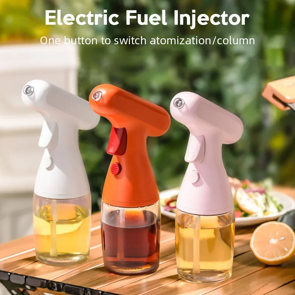 Camping Cooking Oil - 280ml Electric Oil Spray Bottle Kitchen