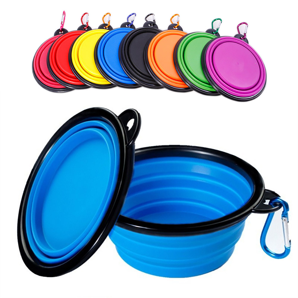 Camping Cooking Tray - Collapsible Pet Silicone Dog Food Water