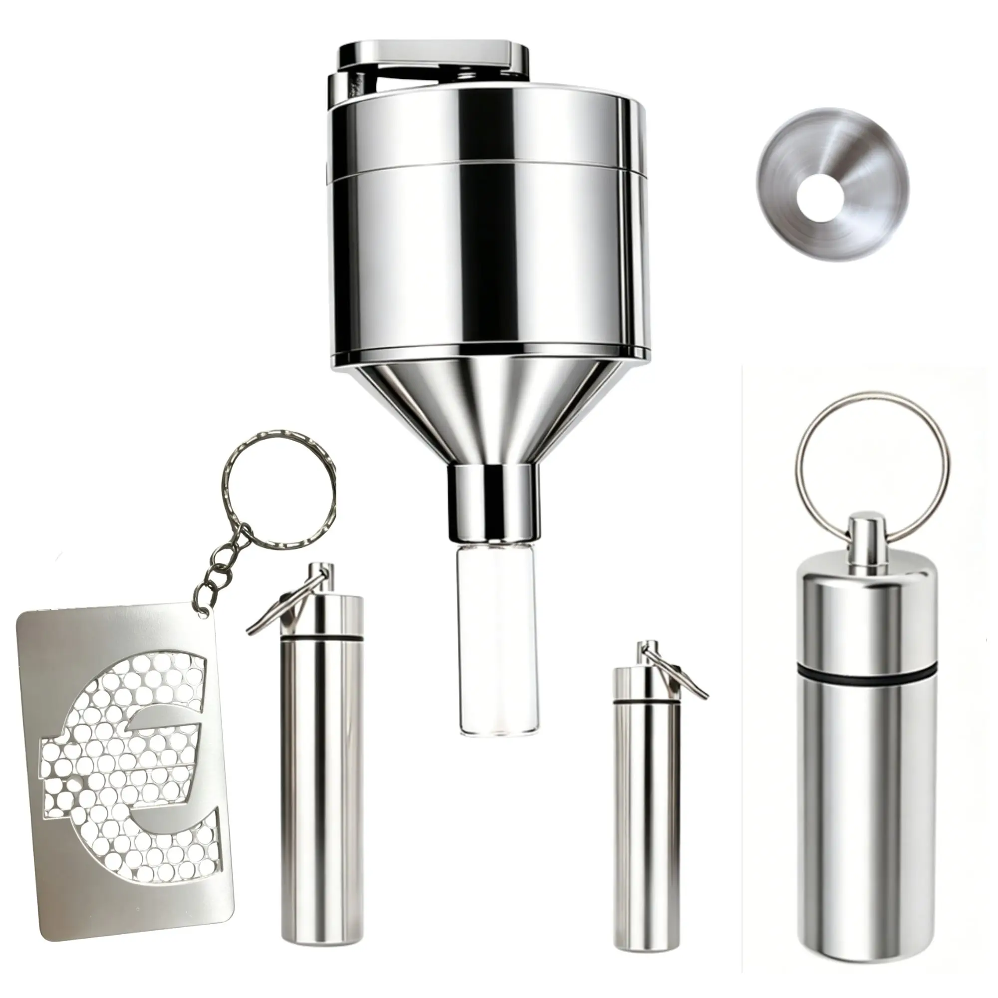 Spice Kit Compact - Compact Spice Grinder Kit with Vials