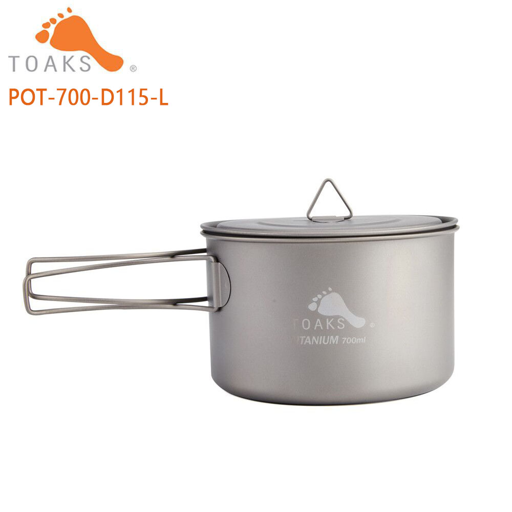 Camping Cooking Tray - TOAKS Pure Titanium Camping Cookware Outdoor