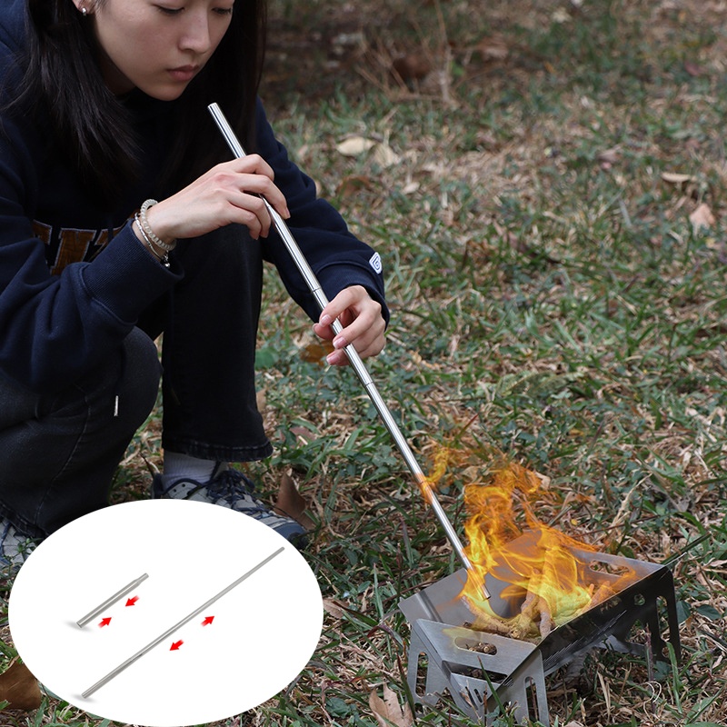 Camping Cooking Youtube - Extendable Blow Fire Tube Six-section Portable