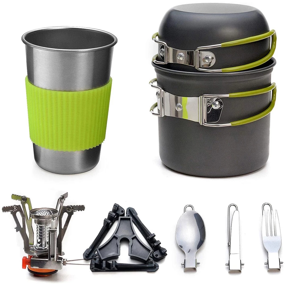 Camping Cooking Options - Outdoor Camping Cooking Set Optional Stove