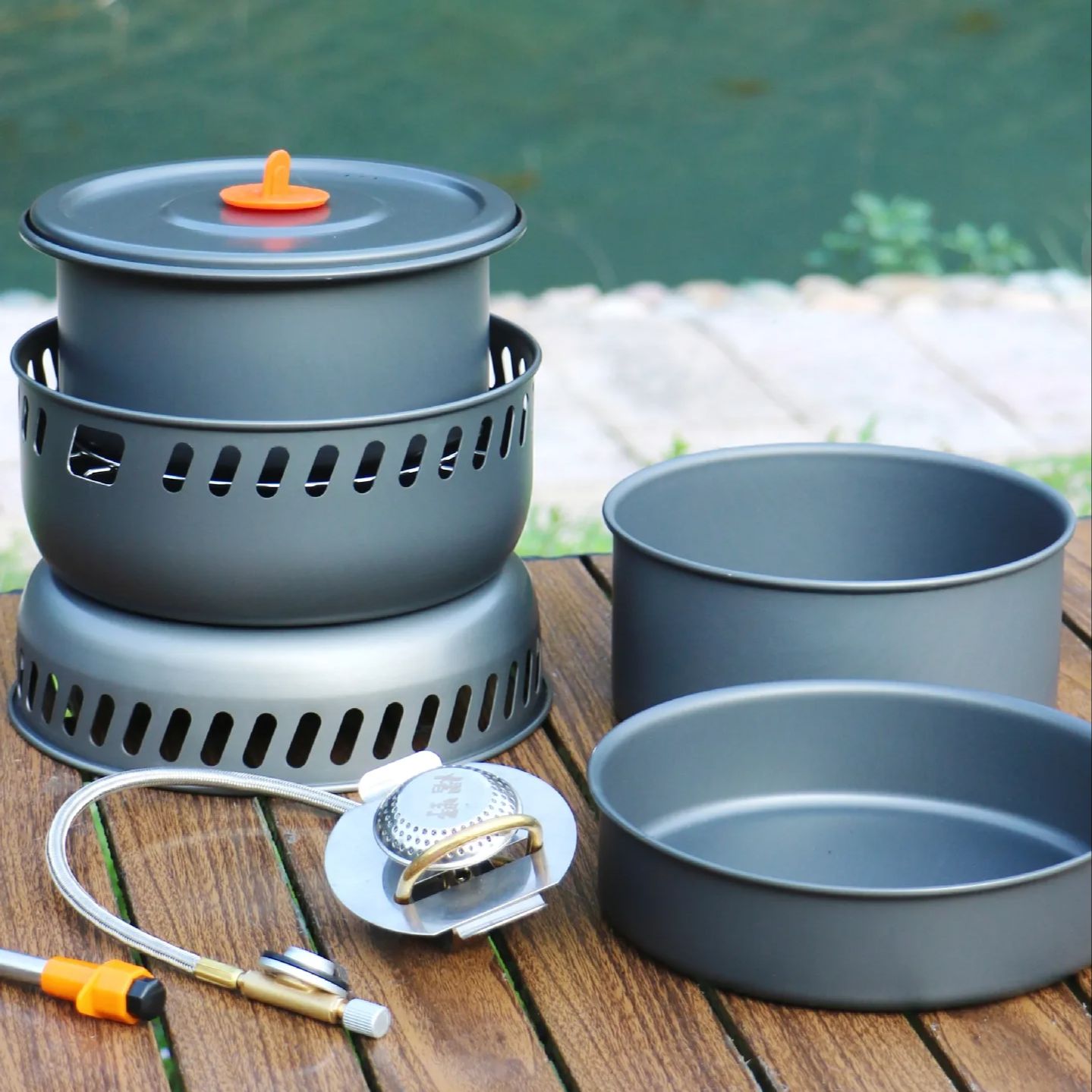 Camping Cooking Frying Pan - Camping Alloy Cooking Pot Fry Pan
