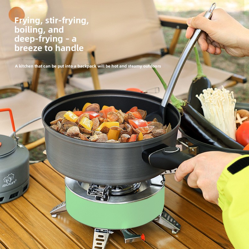 Bulin non-stick pan Outdoor no - Camping Cooking Frying Pan recension och pris