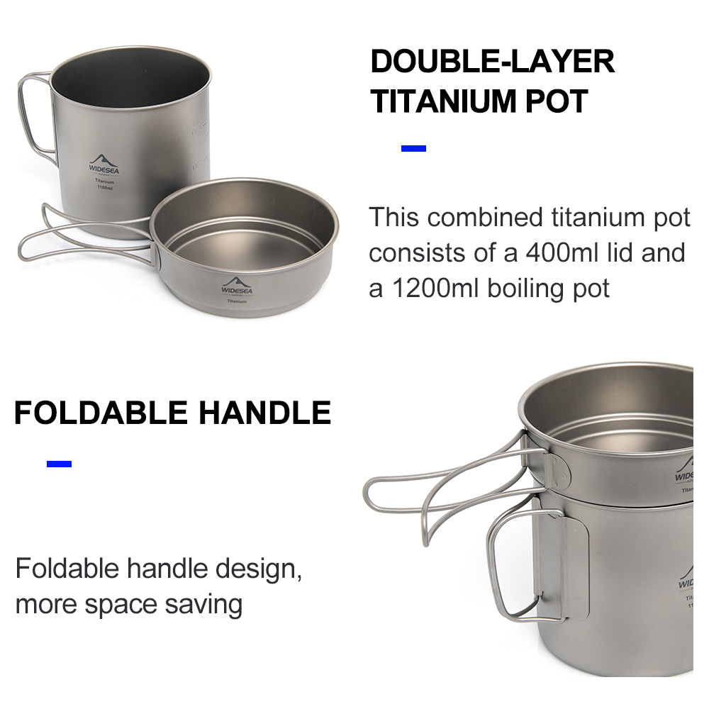 Widesea Ultralight Titanium Ca - Camping Cooking Oil recension och pris