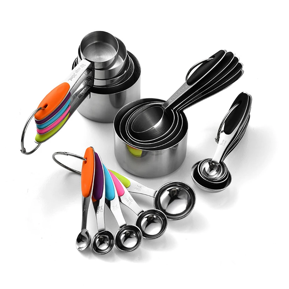 5/10Pcs Stainless Steel Measur - Camping Cooking Pan Set recension och pris