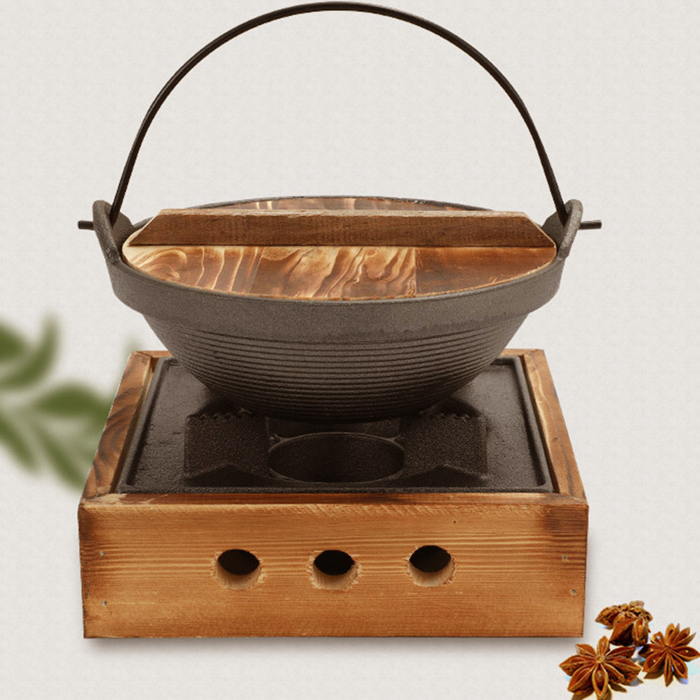 1Set Cast Iron Japanese Sukiya - Japanese Camping Cooking recension och pris