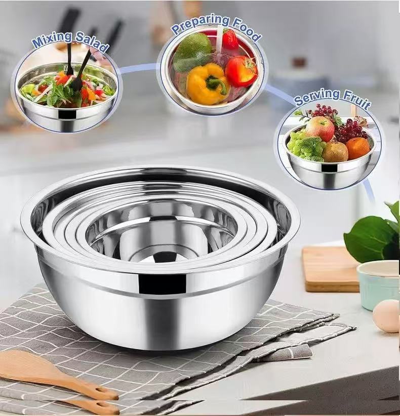 Thickened Stainless Steel Mixi - Camping Cooking Pan Set recension och pris