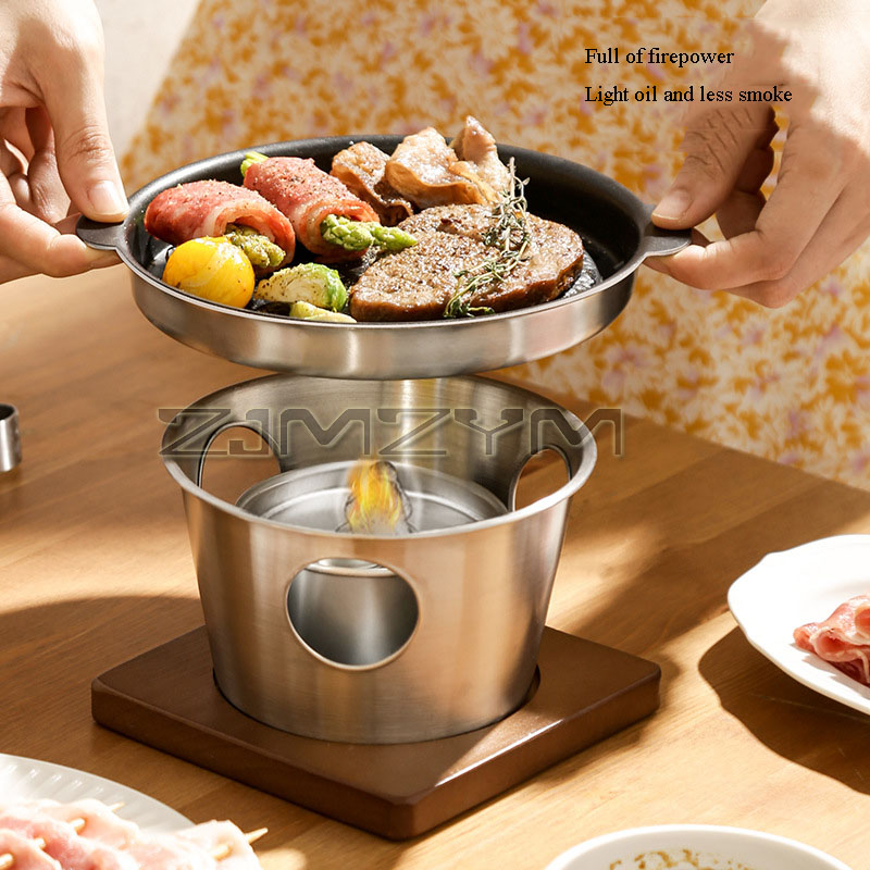 Mini Barbecue Grill Korean Tab - Japanese Camping Cooking recension och pris