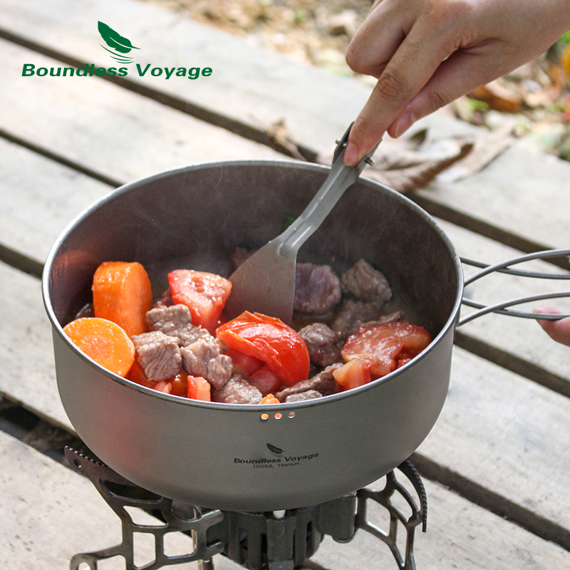 Boundless Voyage Titanium Stea - Camping Cooking Frying Pan recension och pris