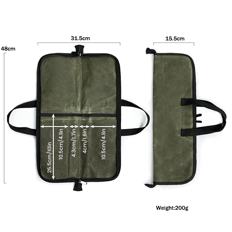 Camping Canvas Chef Knife Bag  - Japanese Camping Cooking recension och pris