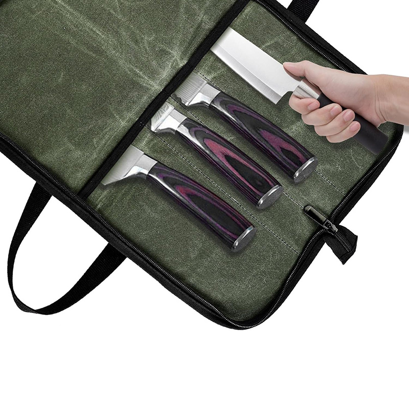 Camping Canvas Chef Knife Bag  - Japanese Camping Cooking recension och pris