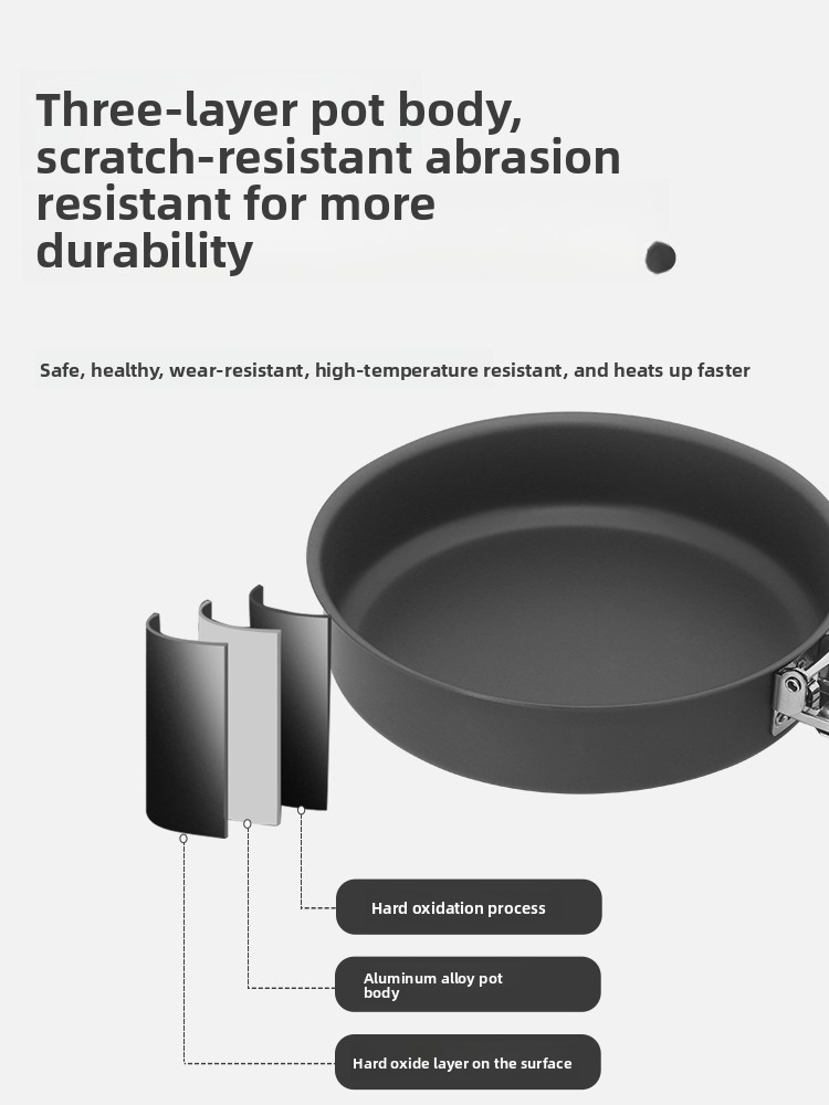 Bulin C15 Outdoor Small Frying - Camping Cooking Frying Pan recension och pris
