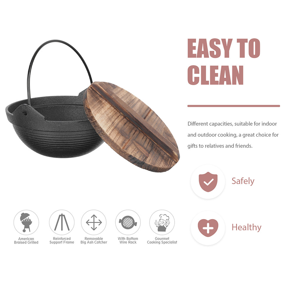 Premium Cast Iron Hanging Cook - Japanese Camping Cooking recension och pris