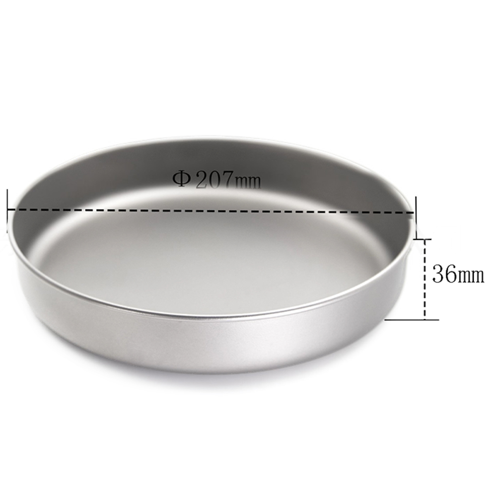 Ultralight Pure Ti Frypan Pot  - Camping Cooking Frying Pan recension och pris