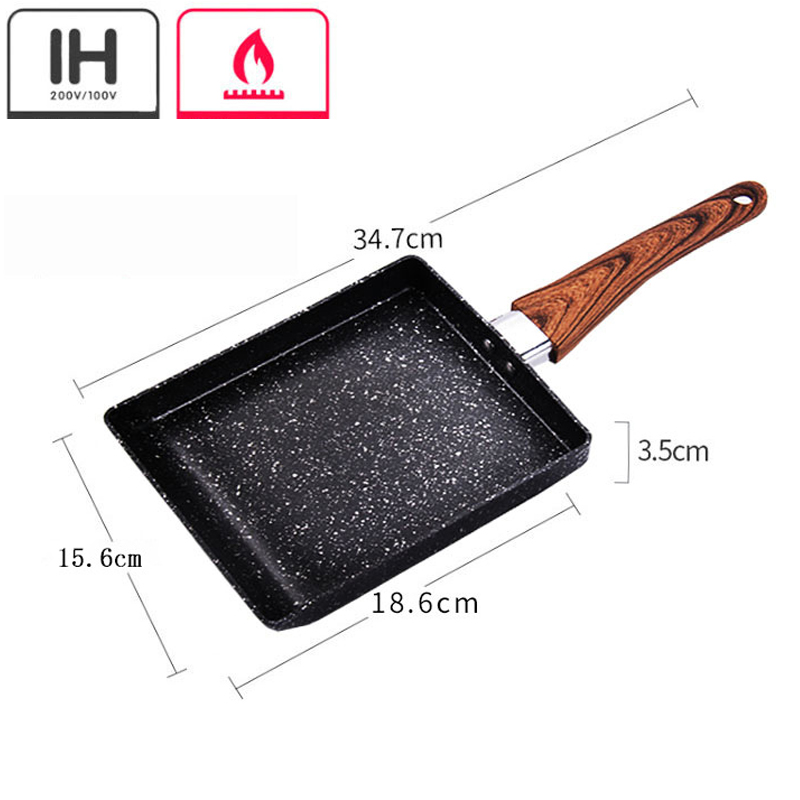 Japanese Omelette Pan Egg Roll - Japanese Camping Cooking recension och pris