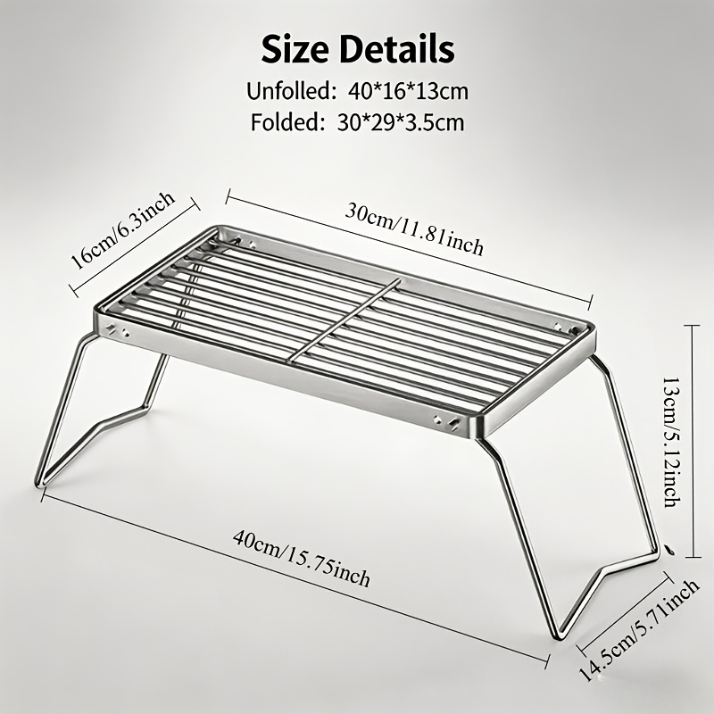 Portable Foldable Stainless Ca - Camping Cooking Appliances recension och pris