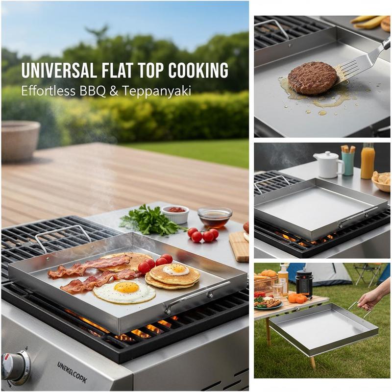 Universal Flat Top Griddle 18x - Camping Cooking Tray recension och pris