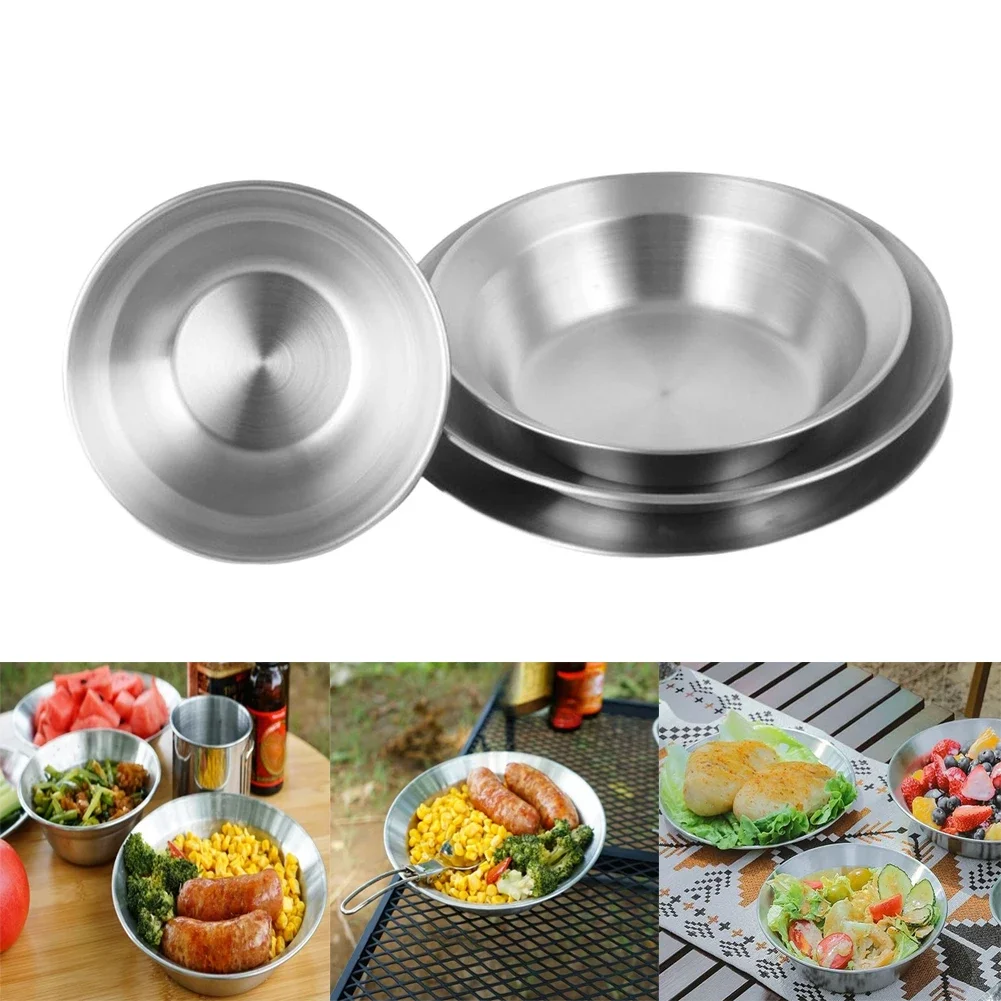 Stainless Steel Dinnerware Set - Camping Cooking Dishes recension och pris