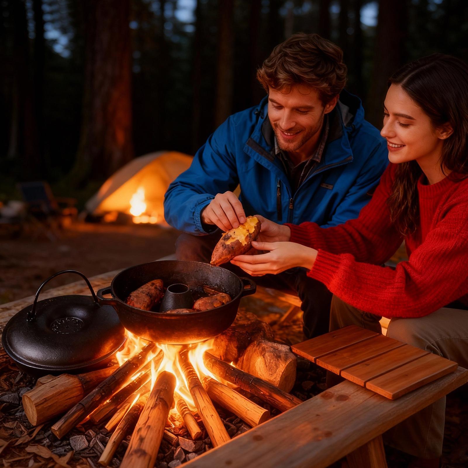 Cast Iron Cauldron For Cooking - Camping Cooking Ovens recension och pris