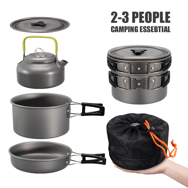 WESTTUNE Camping Cookware Kit  - Camping Cooking Pan Set recension och pris
