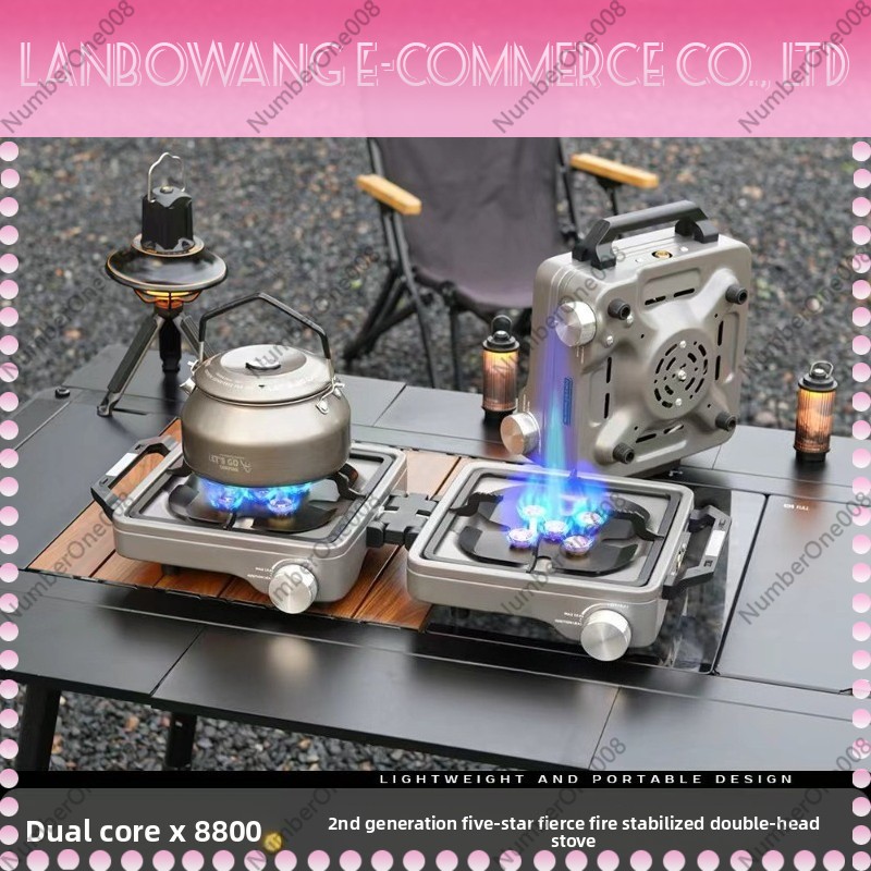 Outdoor Dual Burner High Power - Camping Cooking Appliances recension och pris