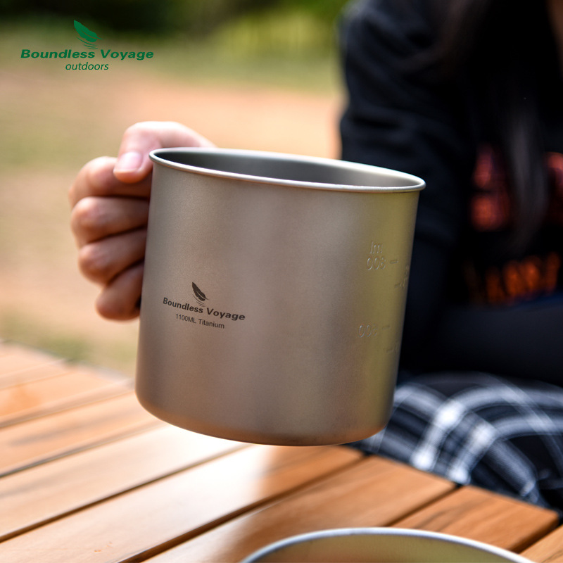 Pure Titanium Folding Handle P - Camping Cooking Frying Pan recension och pris