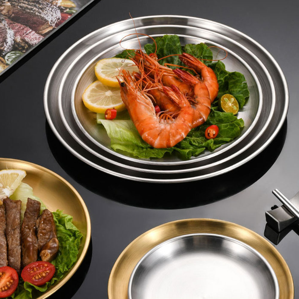 8Pcs Metal Dining Dish Stainle - Camping Cooking Tray recension och pris