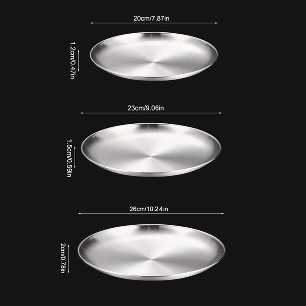 8Pcs Metal Dining Dish Stainle - Camping Cooking Tray recension och pris
