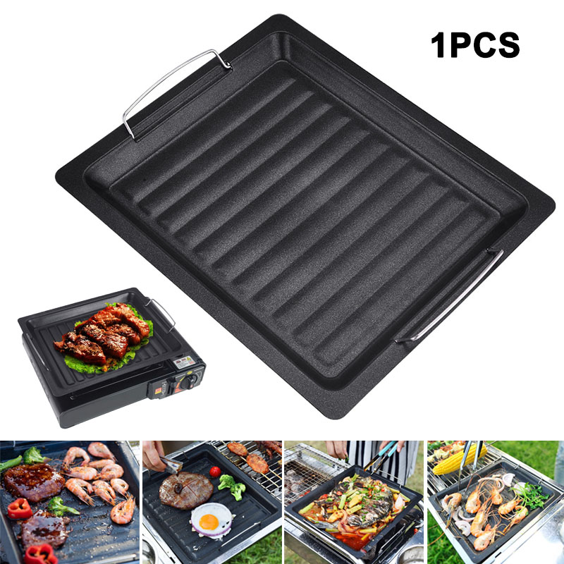 Outdoors Thick Square Grill Pa - Camping Cooking Tray recension och pris