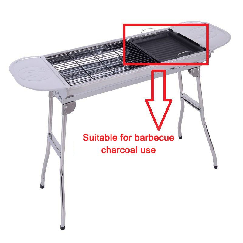 Outdoors Thick Square Grill Pa - Camping Cooking Tray recension och pris