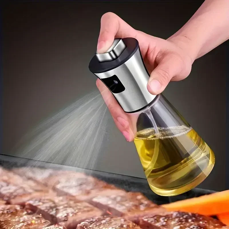 1Pc Stainless Steel Oil Spray  - Camping Cooking Oil Container recension och pris
