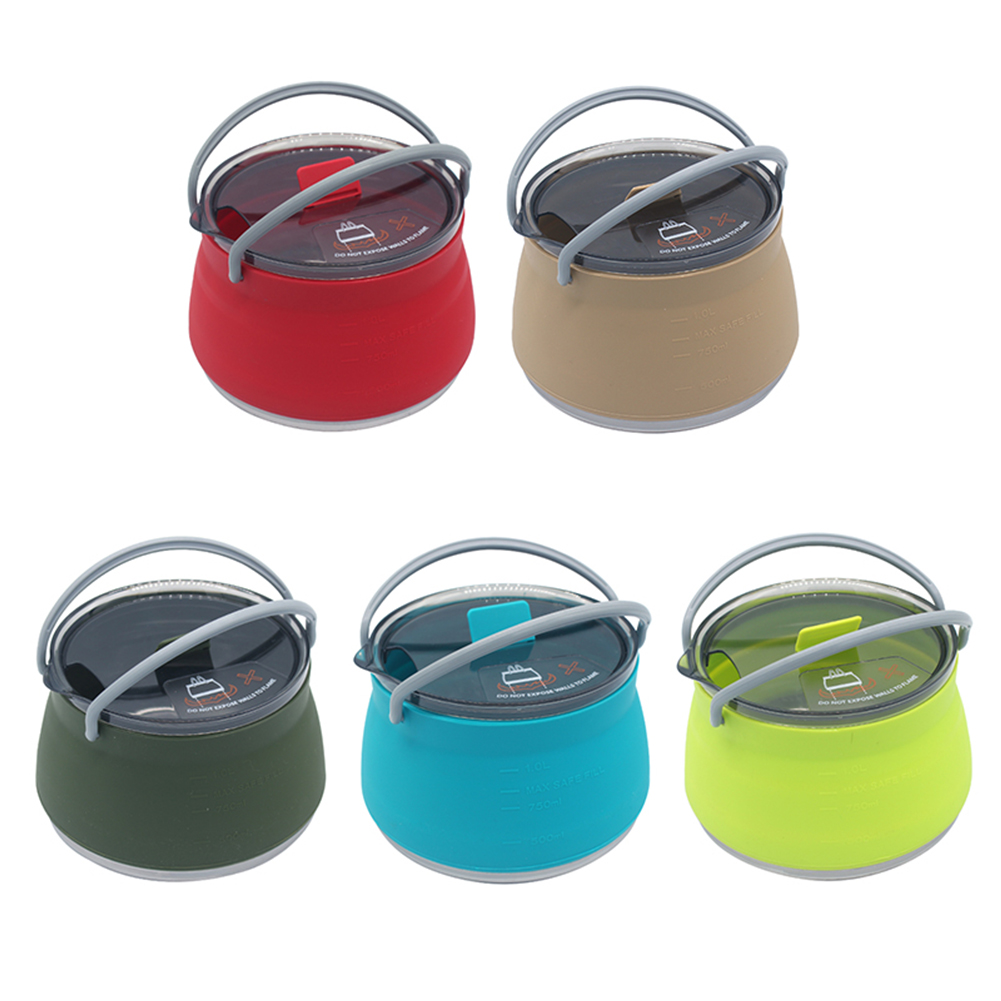 Outdoor Silicone Kettle  1L Ca - Camping Cooking Options recension och pris