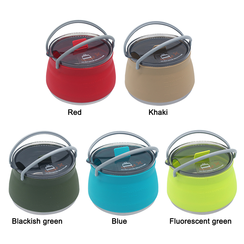 Outdoor Silicone Kettle  1L Ca - Camping Cooking Options recension och pris