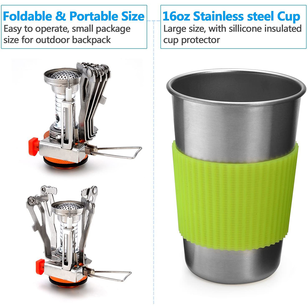 Outdoor Camping Cooking Set Op - Camping Cooking Options recension och pris