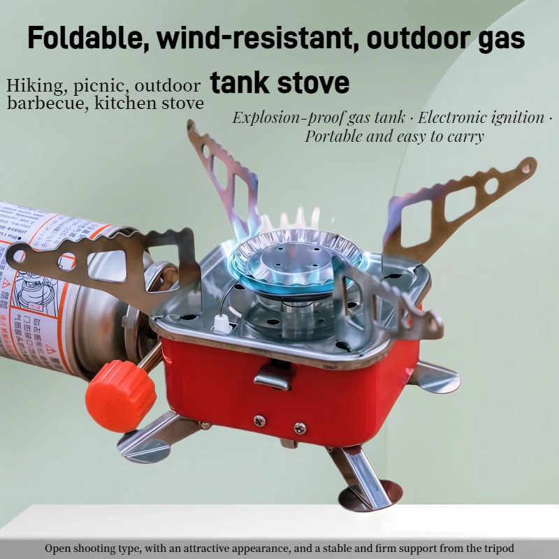 Outdoor Mini Square Stove Camp - Camping Cooking Ovens recension och pris