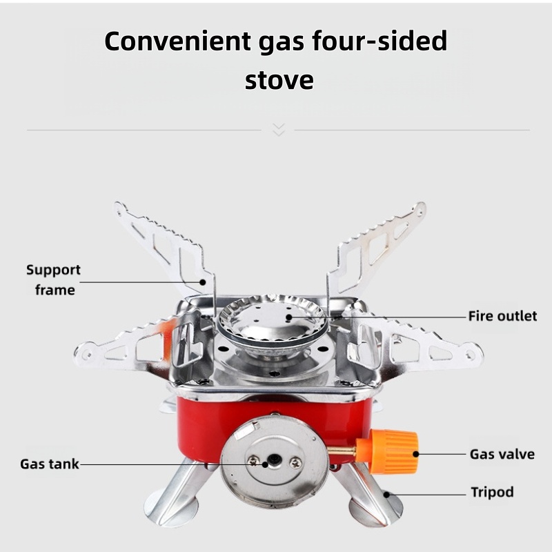 Outdoor Mini Square Stove Camp - Camping Cooking Ovens recension och pris