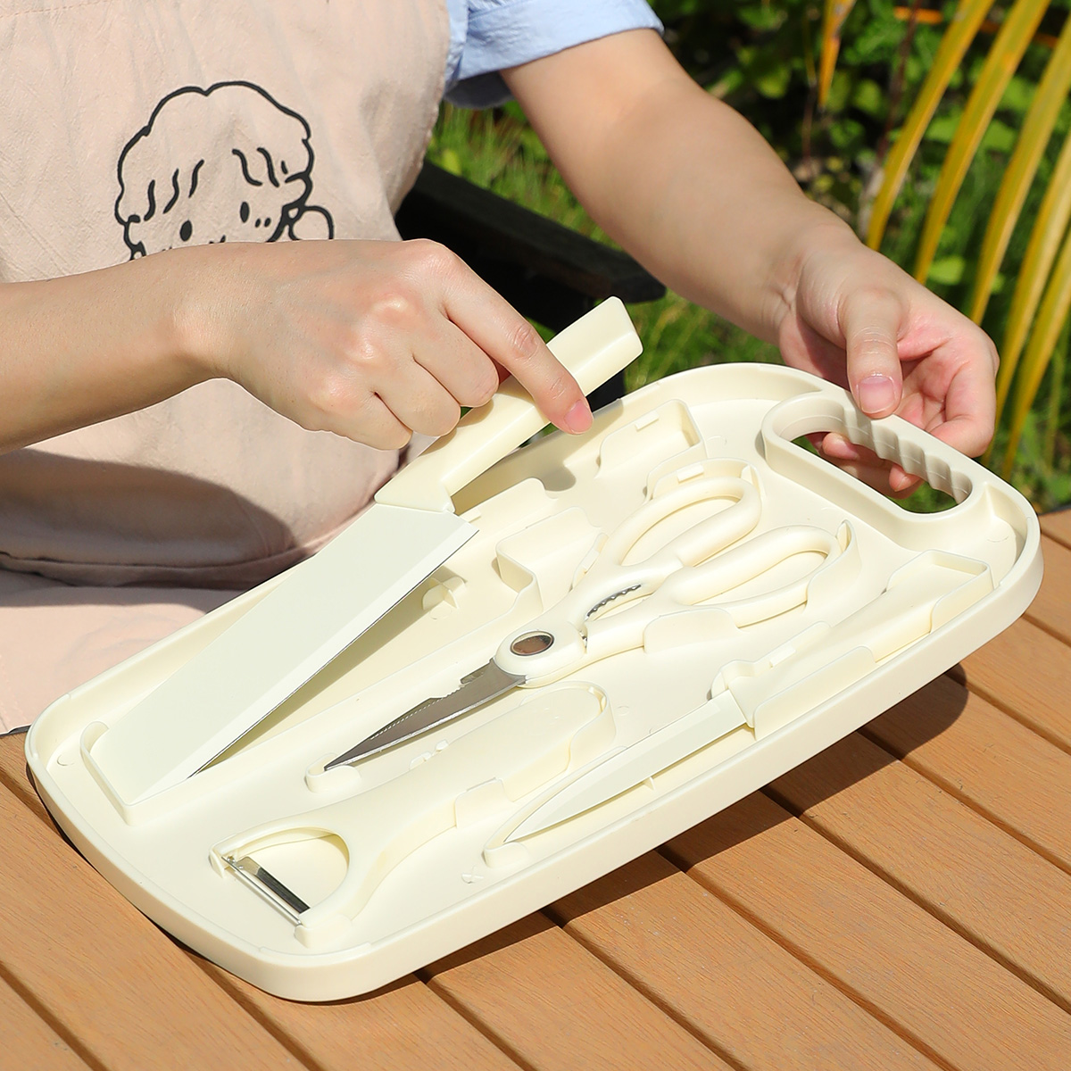 Portable Outdoor Picnic Set Kn - Camping Cooking Pan Set recension och pris