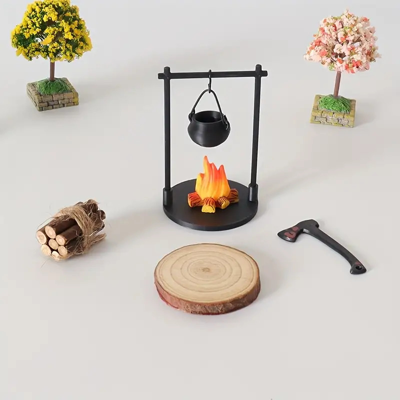 Mini Campfire Hanging Stove Po - Camping Cooking Appliances recension och pris