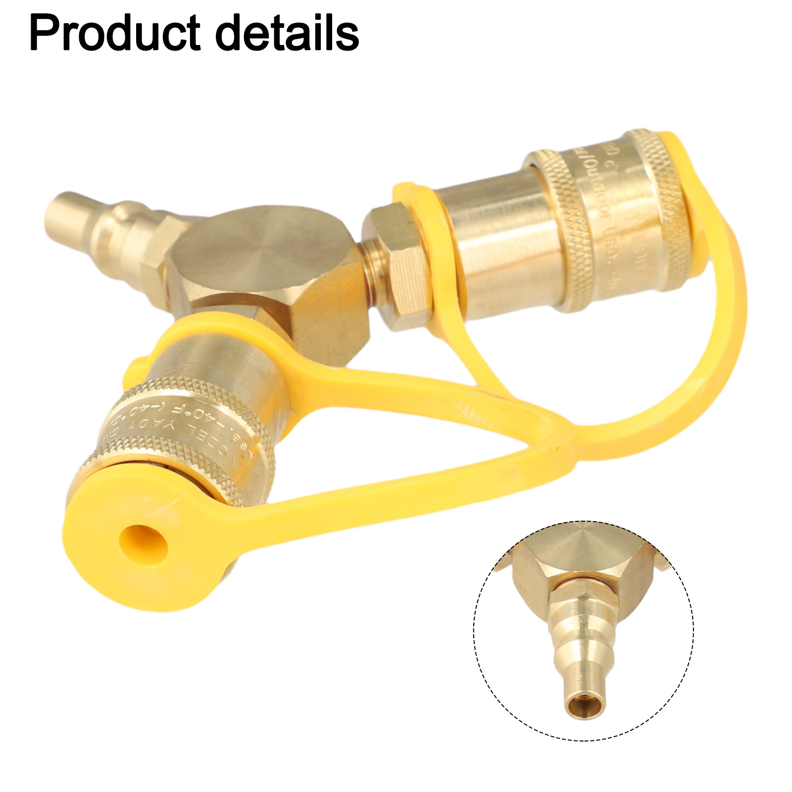 Brass 1/4 Inch Quick Connect Y - Camping Cooking Appliances recension och pris