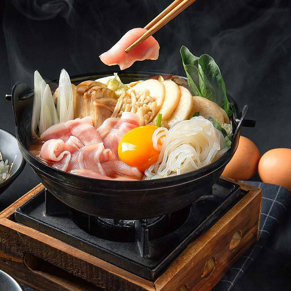 Cast Iron Japanese Hot Pot Suk - Japanese Camping Cooking recension och pris