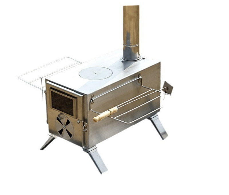 Portable Stainless Steel BBQ S - Camping Cooking Ovens recension och pris