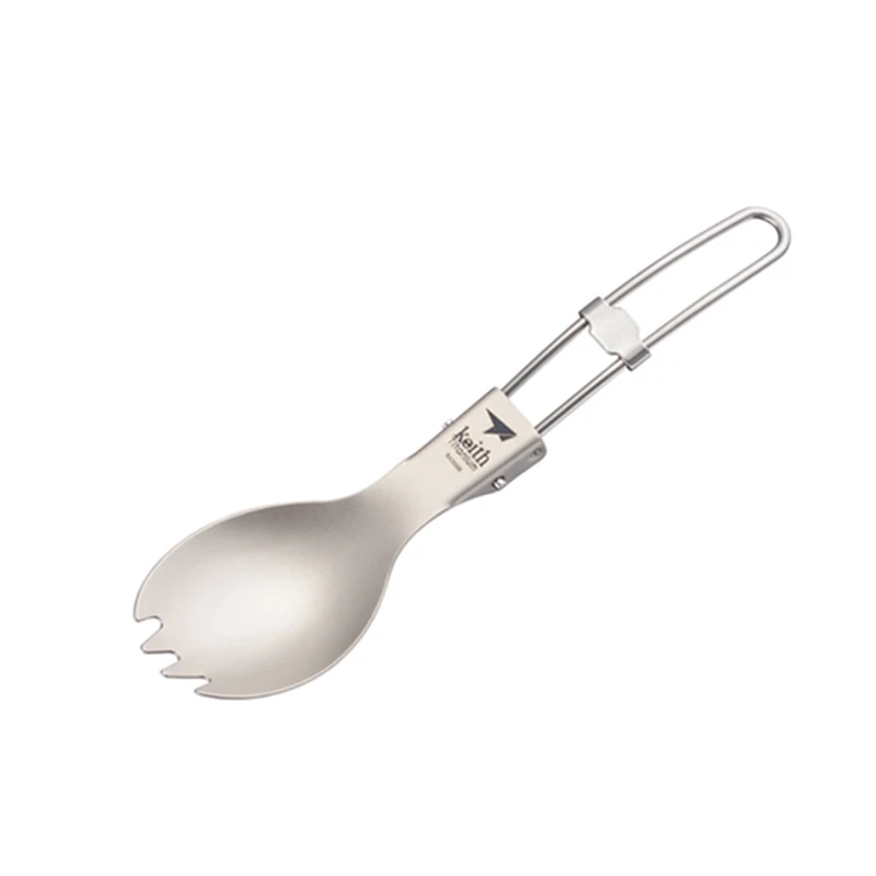 Keith Titanium Spork Foldable  - Camping Cooking Tray recension och pris