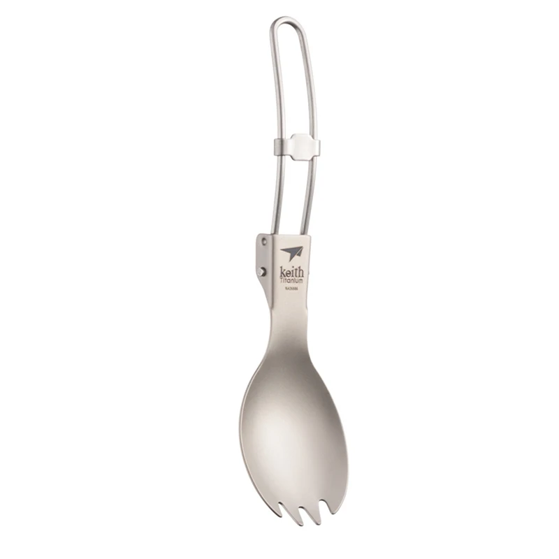 Keith Titanium Spork Foldable  - Camping Cooking Tray recension och pris