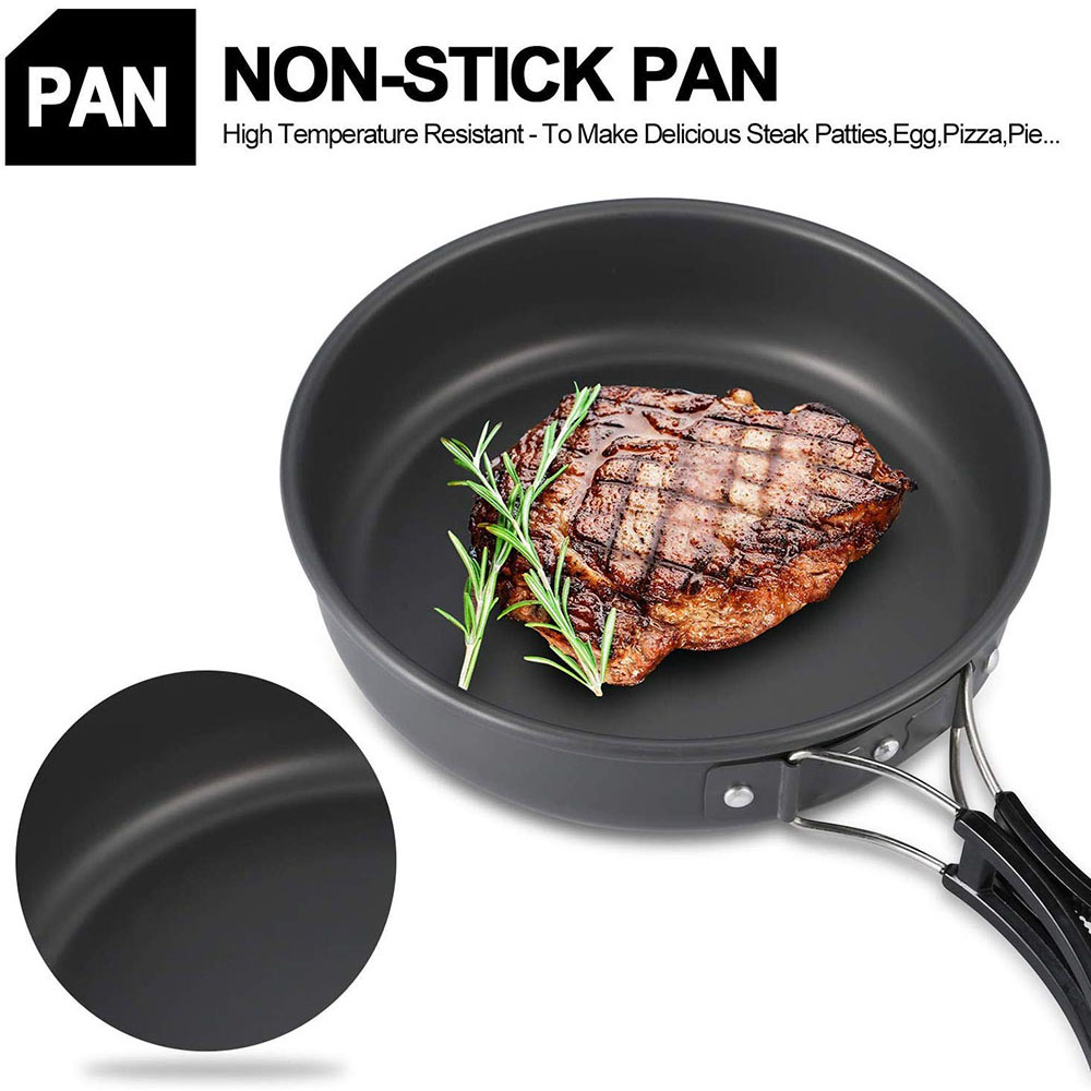 Outdoor camping cookware set m - Camping Cooking Pan Set recension och pris