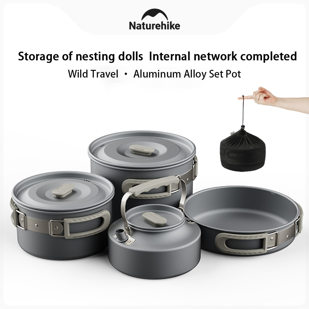 Naturehike Outdoor Pot Set,Cam - Camping Cooking Pan Set recension och pris