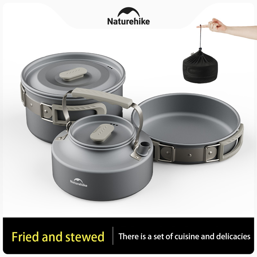 Naturehike Outdoor Pot Set,Cam - Camping Cooking Pan Set recension och pris