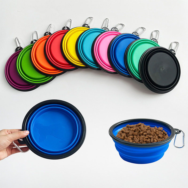 Collapsible Pet Silicone Dog F - Camping Cooking Tray recension och pris